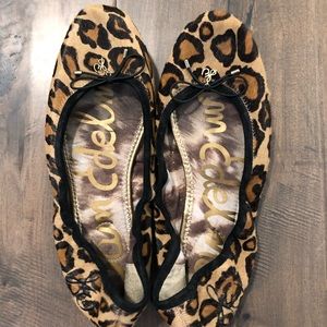 Sam Edelman Animal Print Flats Size 10